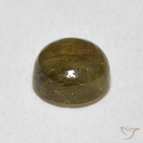 Labradorita Multicolorido Natural 1.77ct, Redondo, Translúcido