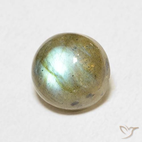 Labradorita Multicolorido Natural 1.86ct, Redondo, Translúcido