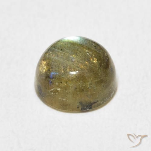 Labradorita Multicolorido Natural 1.86ct, Redondo, Translúcido