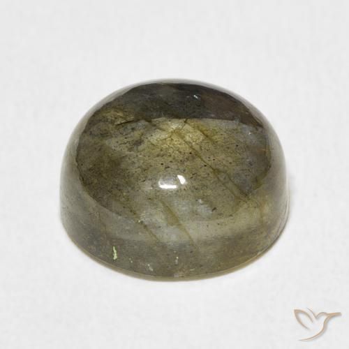 Labradorita Multicolorido Natural 8.22ct, Redondo, Translúcido
