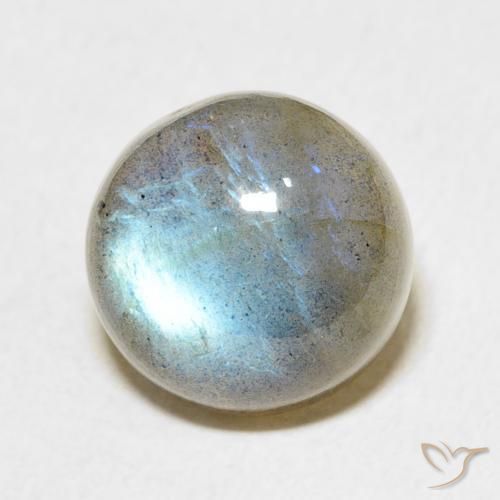 Labradorita Multicolorido Natural 6.25ct, Redondo, Translúcido