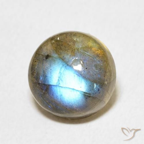 Labradorita Multicolorido Natural 2.87ct, Redondo, Translúcido