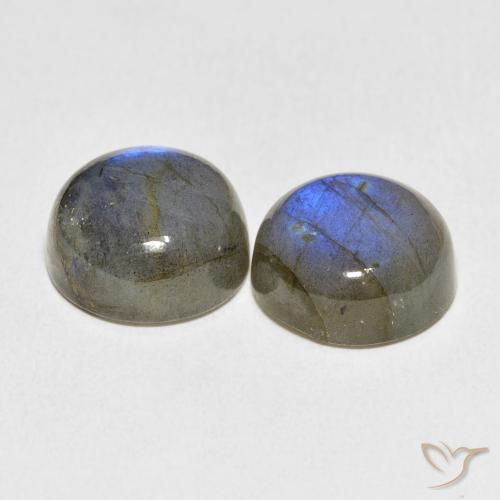 Pedras preciosas de Labradorita Multicolorido natural de 15.51 ct, Redondo, Translúcido