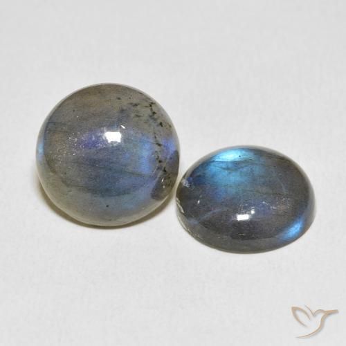 Pedras preciosas de Labradorita Multicolorido natural de 14.24 ct, Redondo, Translúcido