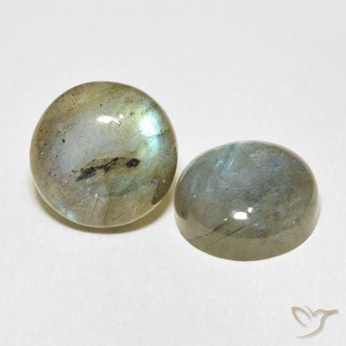Pedras preciosas de Labradorita Multicolorido natural de 16.03 ct, Redondo, Translúcido