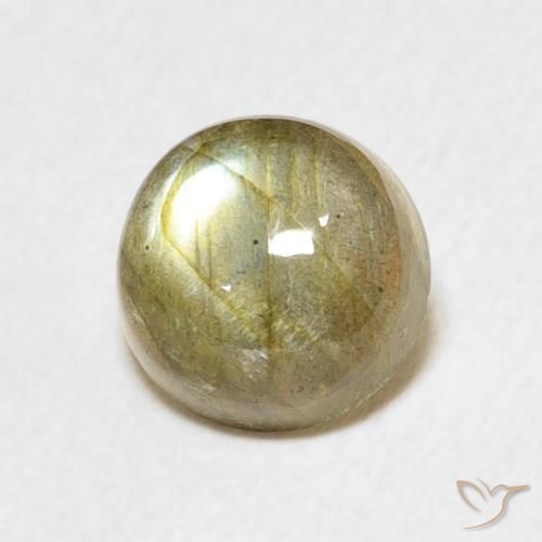 Labradorita Multicolorido Natural 1.64ct, Redondo, Translúcido