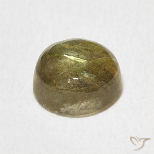 Labradorita Multicolorido Natural 1.64ct, Redondo, Translúcido