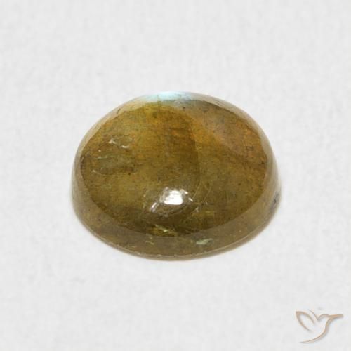 Labradorita Multicolorido Natural 1.62ct, Redondo, Translúcido