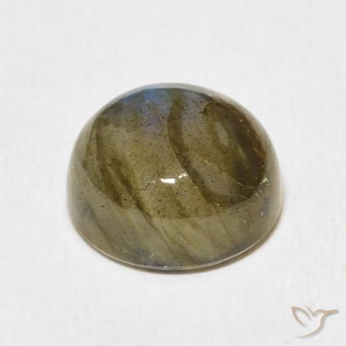 Labradorita Multicolorido Natural 6.22ct, Redondo, Translúcido