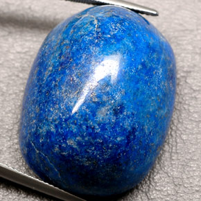 Lápis-lazúli azul real Natural 92.58ct, Corte Oval, Translúcido