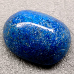 Lápis-lazúli azul real Natural 92.58ct, Corte Oval, Translúcido