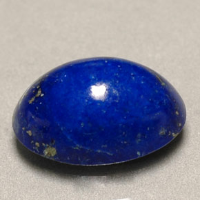 Lápis-lazúli azul natural 1,58ct, corte oval, opaco