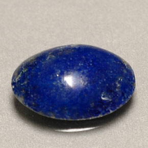 Lápis-lazúli azul natural 0,81ct, corte oval, opaco