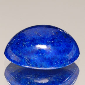 Lápis-lazúli azul natural 1,87ct, corte oval, opaco
