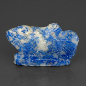 Lápis-lazúli azul natural 28,02ct, forma extravagante, opaco