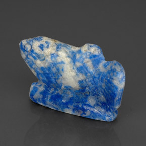 Lápis-lazúli azul natural 28,02ct, forma extravagante, opaco