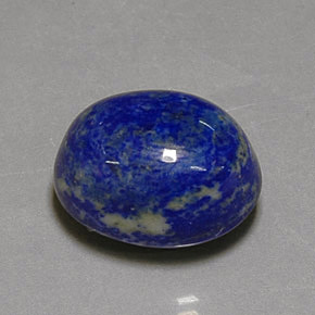 Lápis-lazúli azul natural 25,84ct, corte oval, opaco