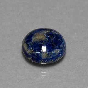 Lápis-lazúli azul natural 3,05ct, corte redondo, opaco