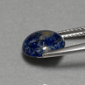 Lápis-lazúli azul natural 3,05ct, corte redondo, opaco