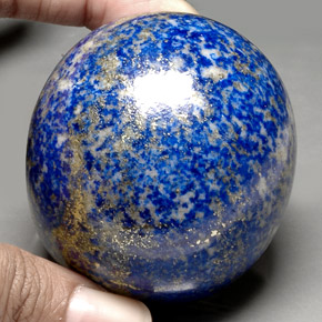 Lápis-lazúli azul natural 1052,65ct, corte oval, opaco