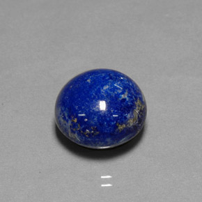 Lápis-lazúli azul natural 15,54ct, corte redondo, opaco