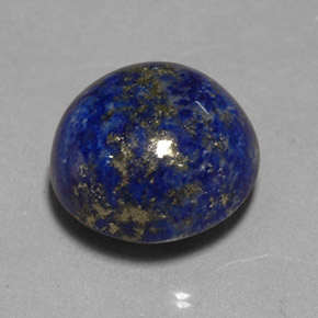 Lápis-lazúli azul natural 14,66ct, corte redondo, opaco