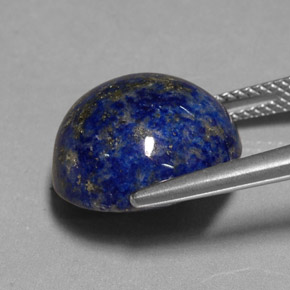 Lápis-lazúli azul natural 14,66ct, corte redondo, opaco