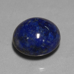 Lápis-lazúli azul real Natural 12.47ct, Corte Redondo, Opaco