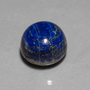 Lápis-lazúli azul natural 11,93ct, corte redondo, opaco