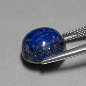 Lápis-lazúli azul natural 11,93ct, corte redondo, opaco