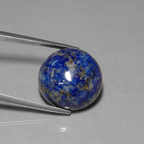 Lápis-lazúli azul natural 23,99ct, corte redondo, opaco