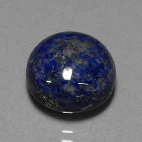 Lápis-lazúli azul natural 8,29ct, corte redondo, opaco