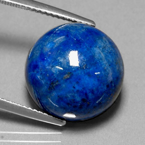 Lápis-lazúli azul natural 19,11ct, corte redondo, opaco