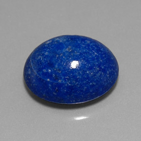 Lápis-lazúli azul natural 4,72ct, corte oval, opaco