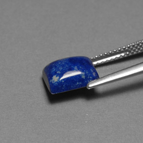 Lápis-lazúli azul real natural 2,69ct, baguete, opaco