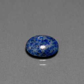 Lápis-lazúli azul natural 2,36ct, corte oval, opaco