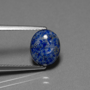 Lápis-lazúli azul natural 2,36ct, corte oval, opaco