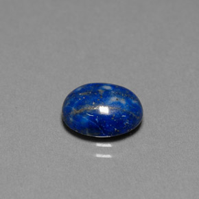 Lápis-lazúli azul real Natural 2.83ct, Corte Oval, Opaco