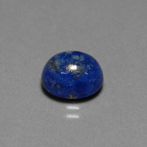 Lápis-lazúli azul natural 3,37ct, corte oval, opaco