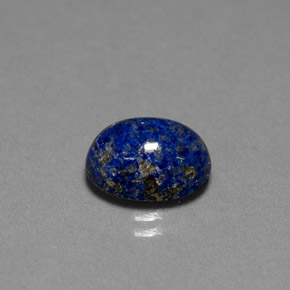 Lápis-lazúli azul real Natural 3.53ct, Corte Oval, Opaco