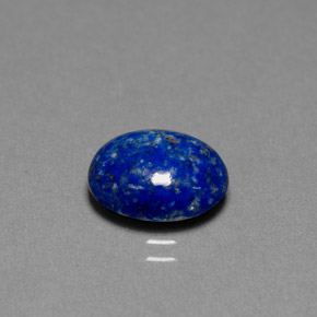 Lápis-lazúli azul natural 3,51ct, corte oval, opaco