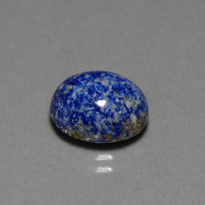 Lápis-lazúli azul natural 4,06ct, corte oval, opaco