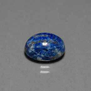 Lápis-lazúli azul natural 4,25ct, corte oval, opaco
