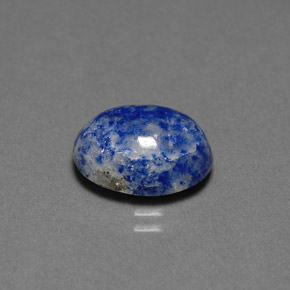 Lápis-lazúli azul natural 4,59ct, corte oval, opaco