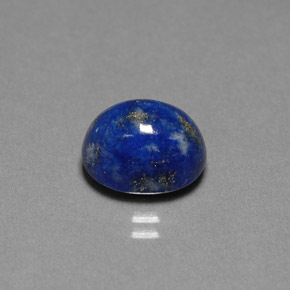 Lápis-lazúli azul natural 4,87ct, corte oval, opaco