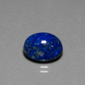 Lápis-lazúli azul natural 5,41ct, corte oval, opaco