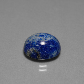 Lápis-lazúli azul real Natural 6.14ct, Corte Oval, Opaco