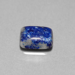 Lápis-lazúli azul real Natural 2.92ct, baguete, Opaco