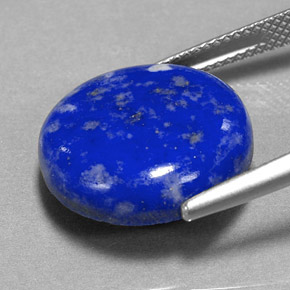 Lápis-lazúli azul natural 13,36ct, corte redondo, opaco