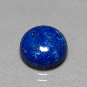Lápis-lazúli azul natural 4,10ct, corte redondo, opaco